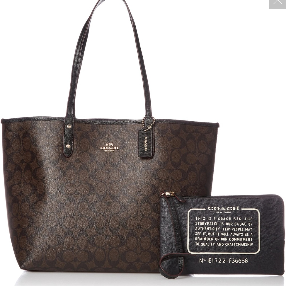 NWT Coach F36658 Reversible City Tote